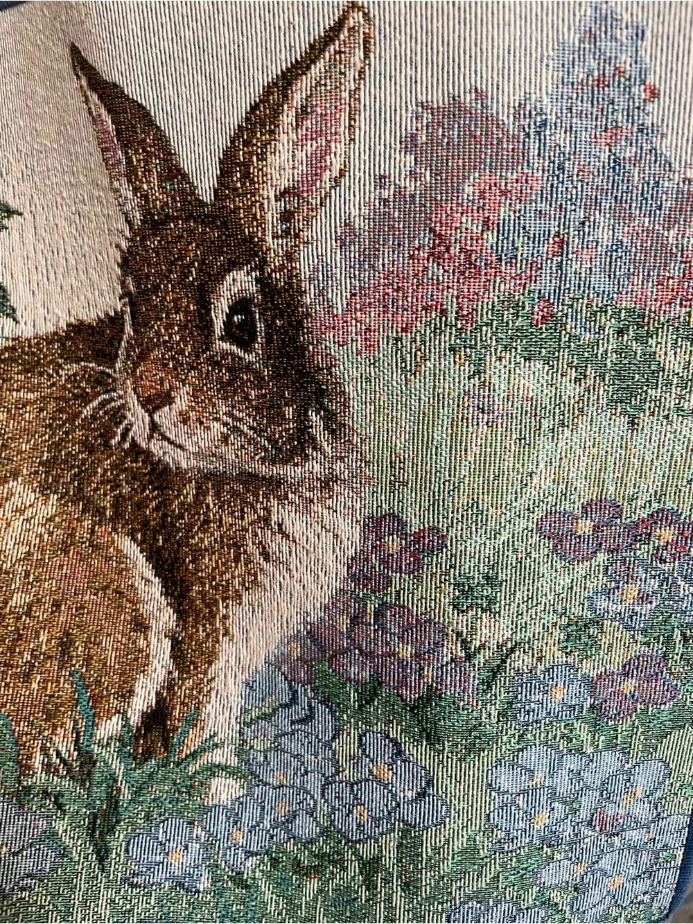 Vintage Rabbit & Butterfly Tapestry Placemat Set of 4 - by Linda Pickell